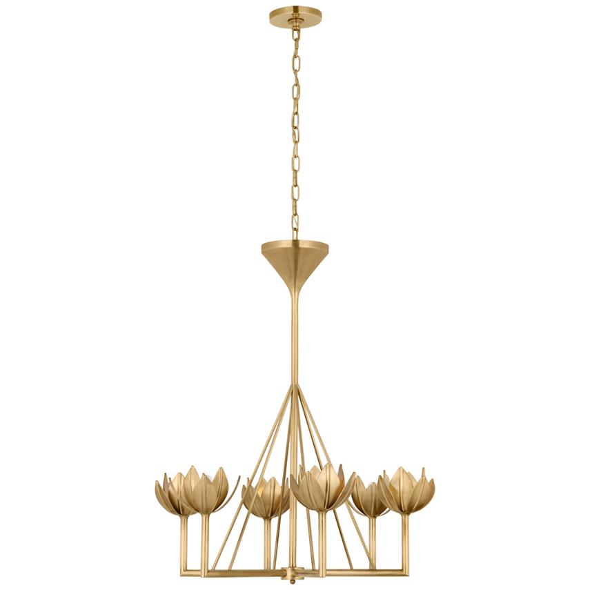 Alberto candelabru din alamă, modern, minimalist, floral