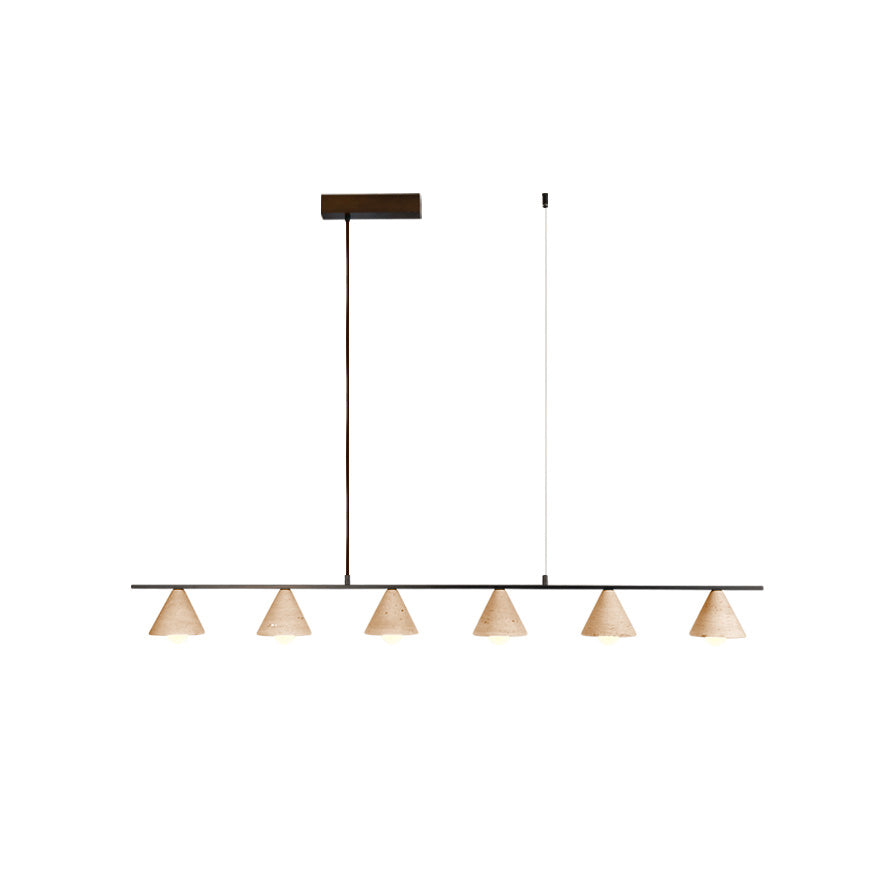 Ulfuvyi lampă suspendată modernă, minimalistă din travertin