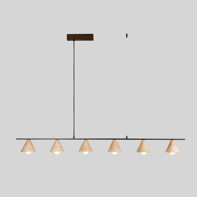 Ulfuvyi lampă suspendată modernă, minimalistă din travertin