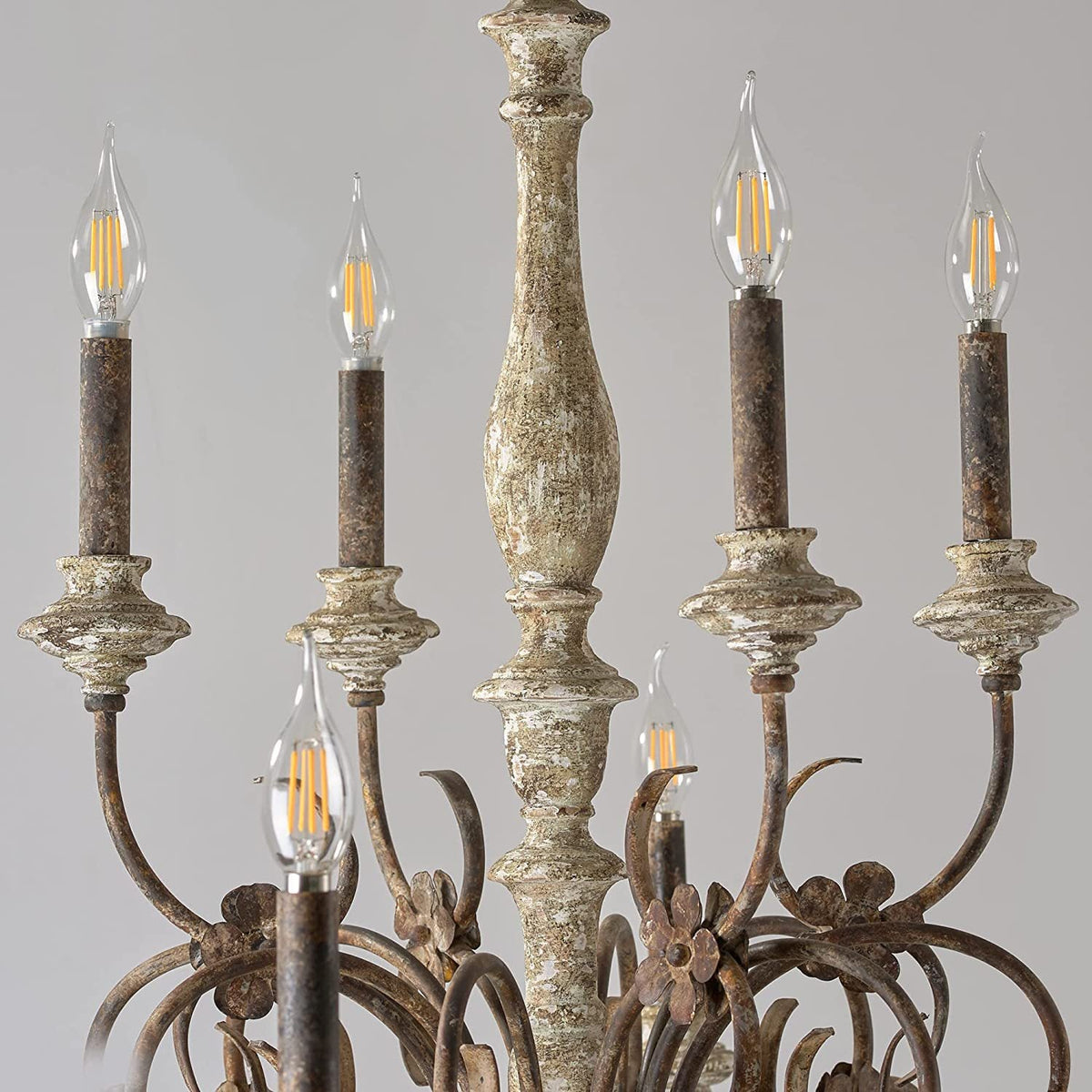 Waegnuvyn candelabru din metal, tradițional, tip lumânare