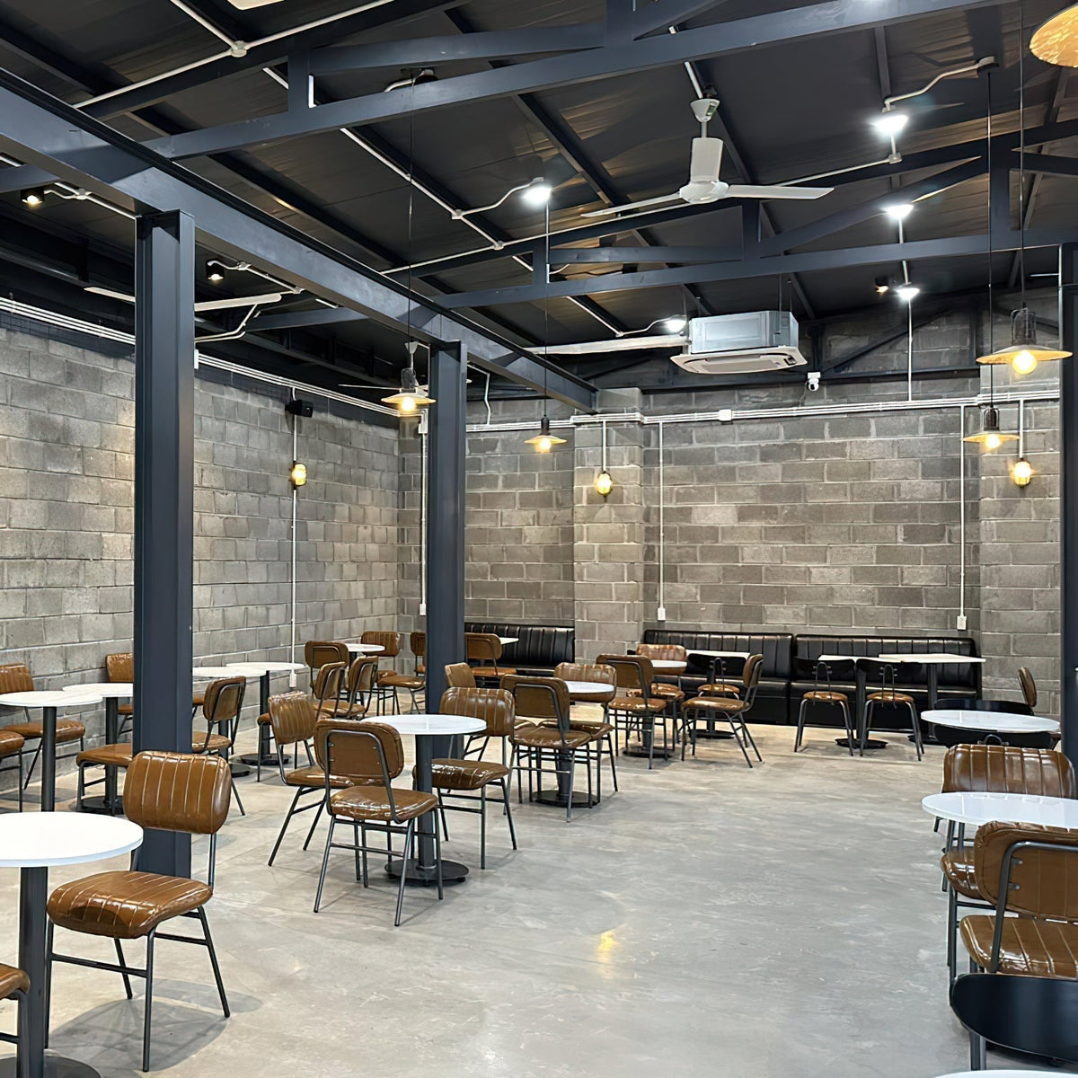 Yrvuvyi lampă suspendată din metal, modernă, minimalistă, industrială