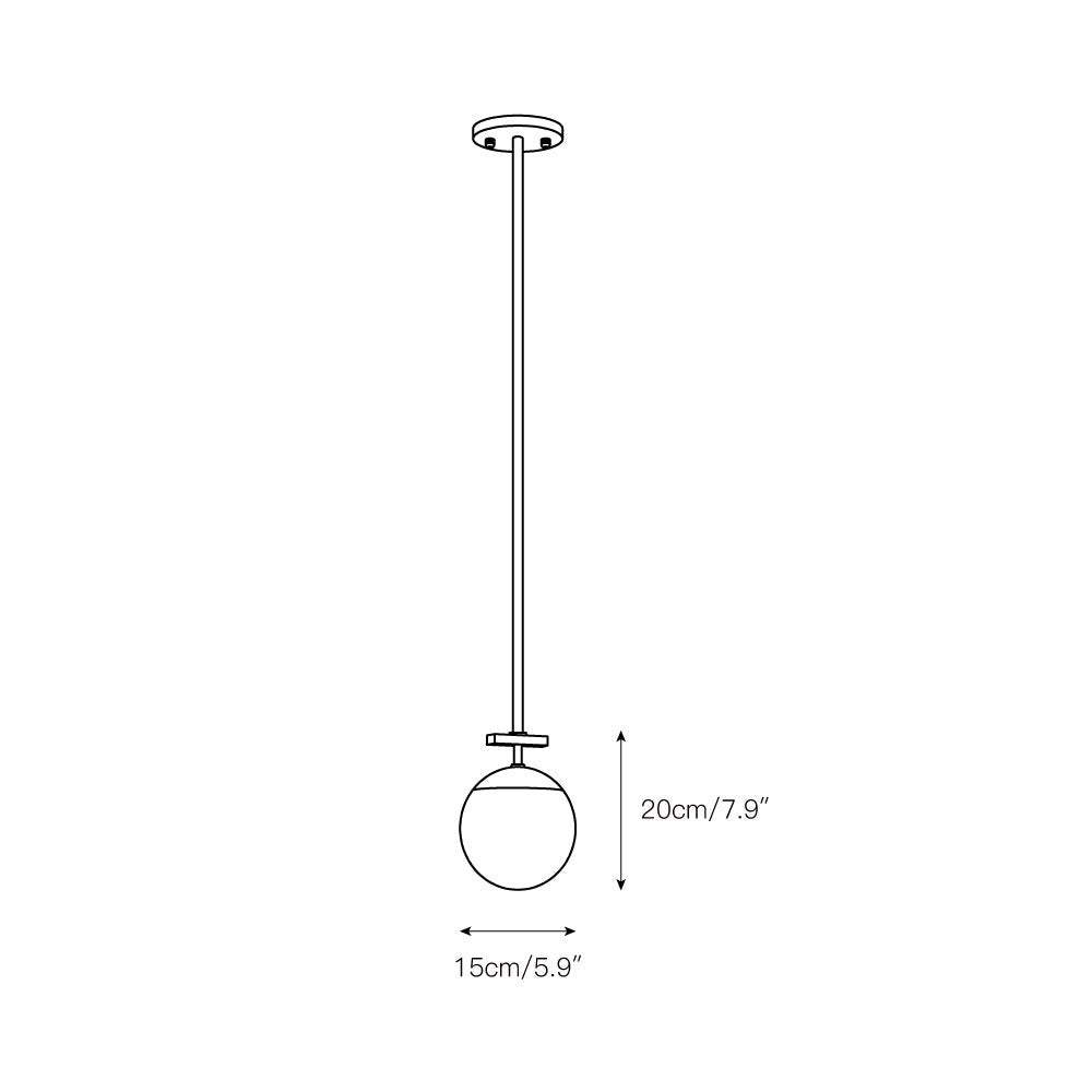 Ornuvyn candelabru modern, minimalist din sticlă