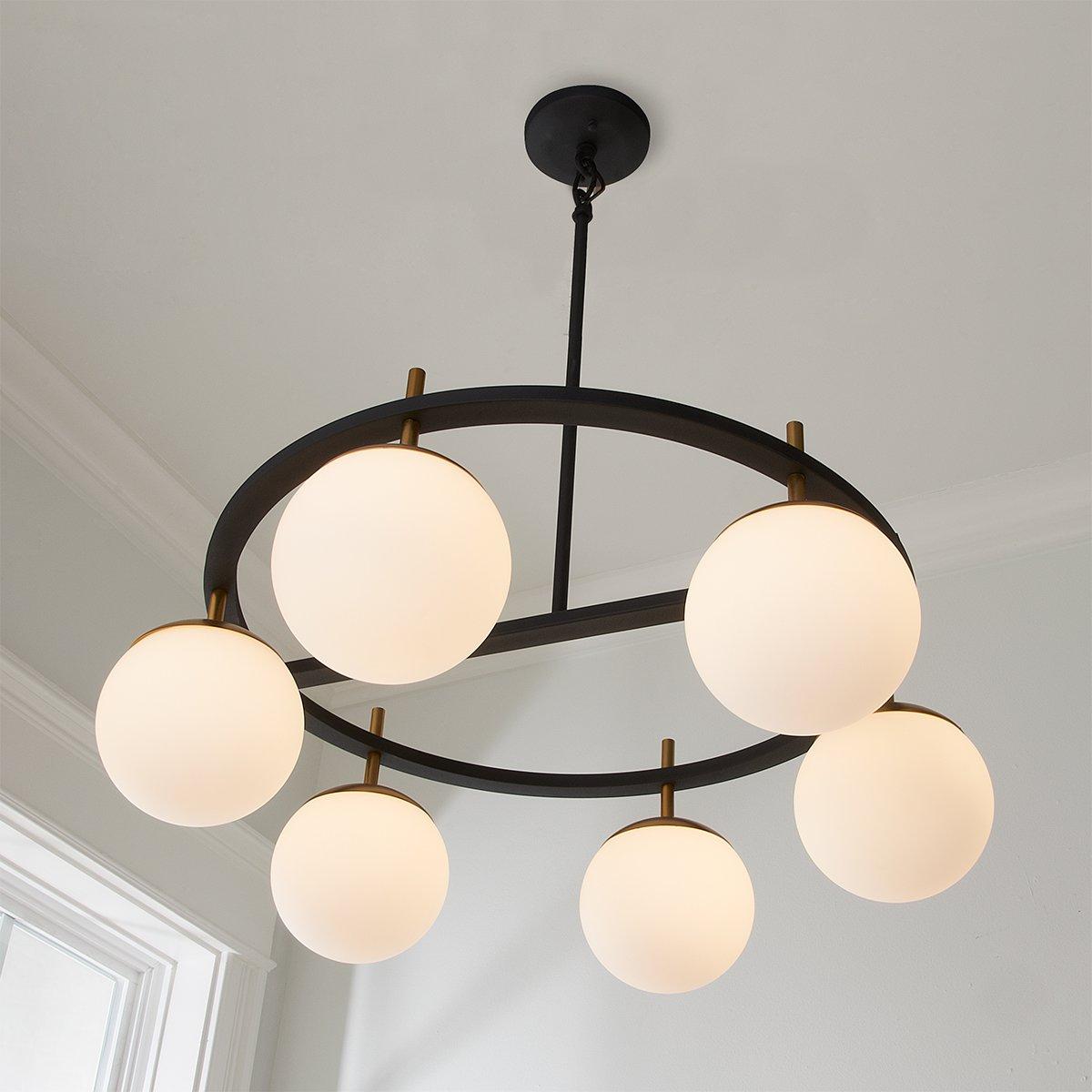 Ornuvyn candelabru modern, minimalist din sticlă