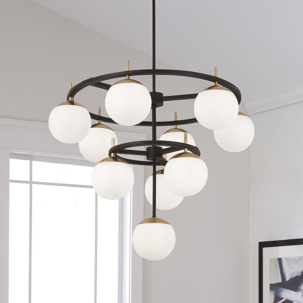 Ornuvyn candelabru modern, minimalist din sticlă