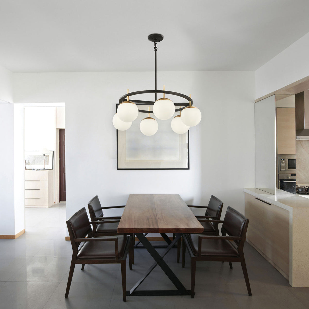 Ornuvyn candelabru modern, minimalist din sticlă