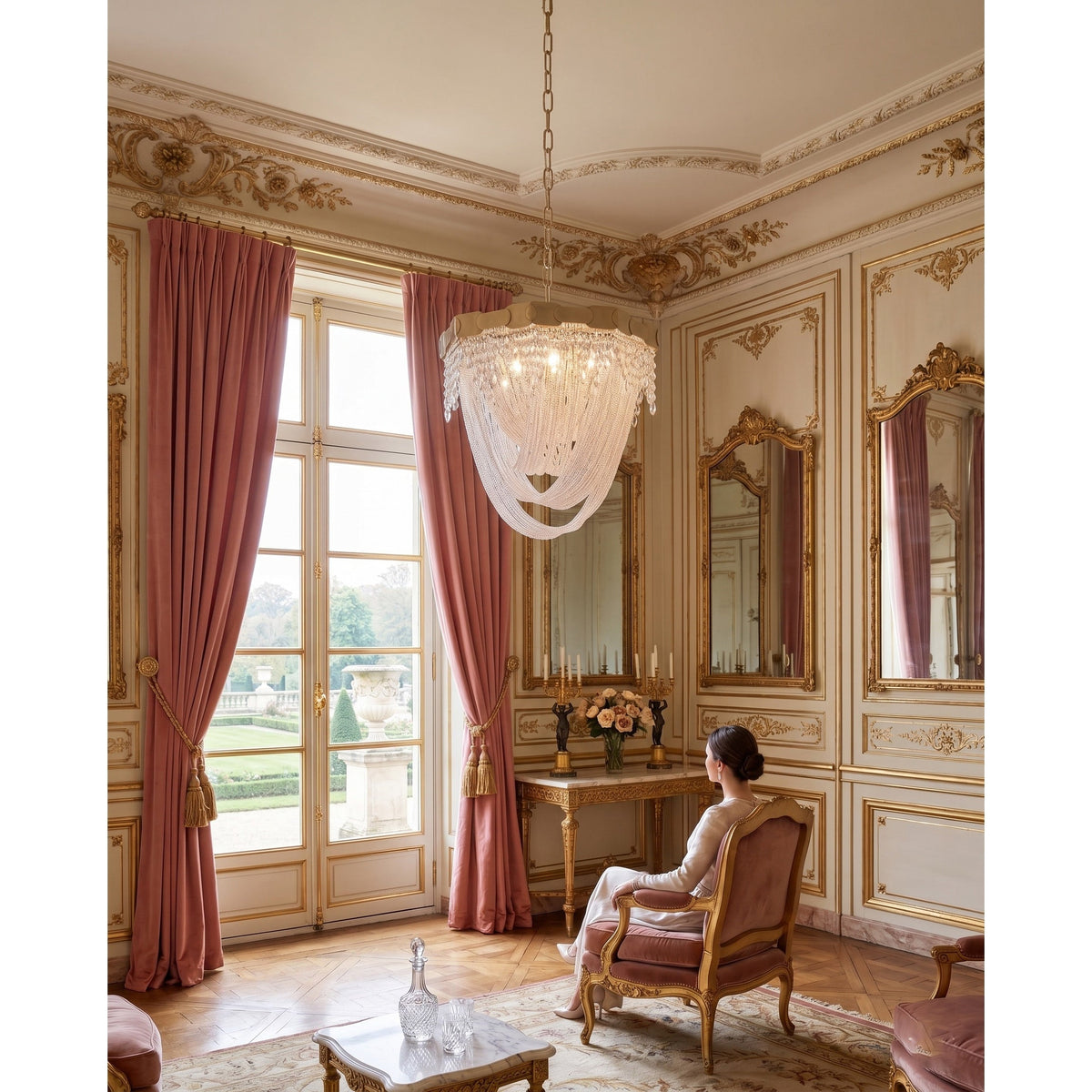 Almeria candelabru din cristal