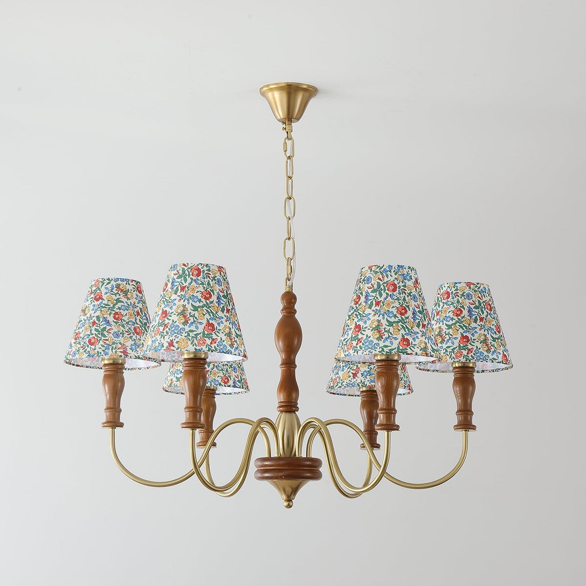 Cassian candelabru din material textil, cu flori