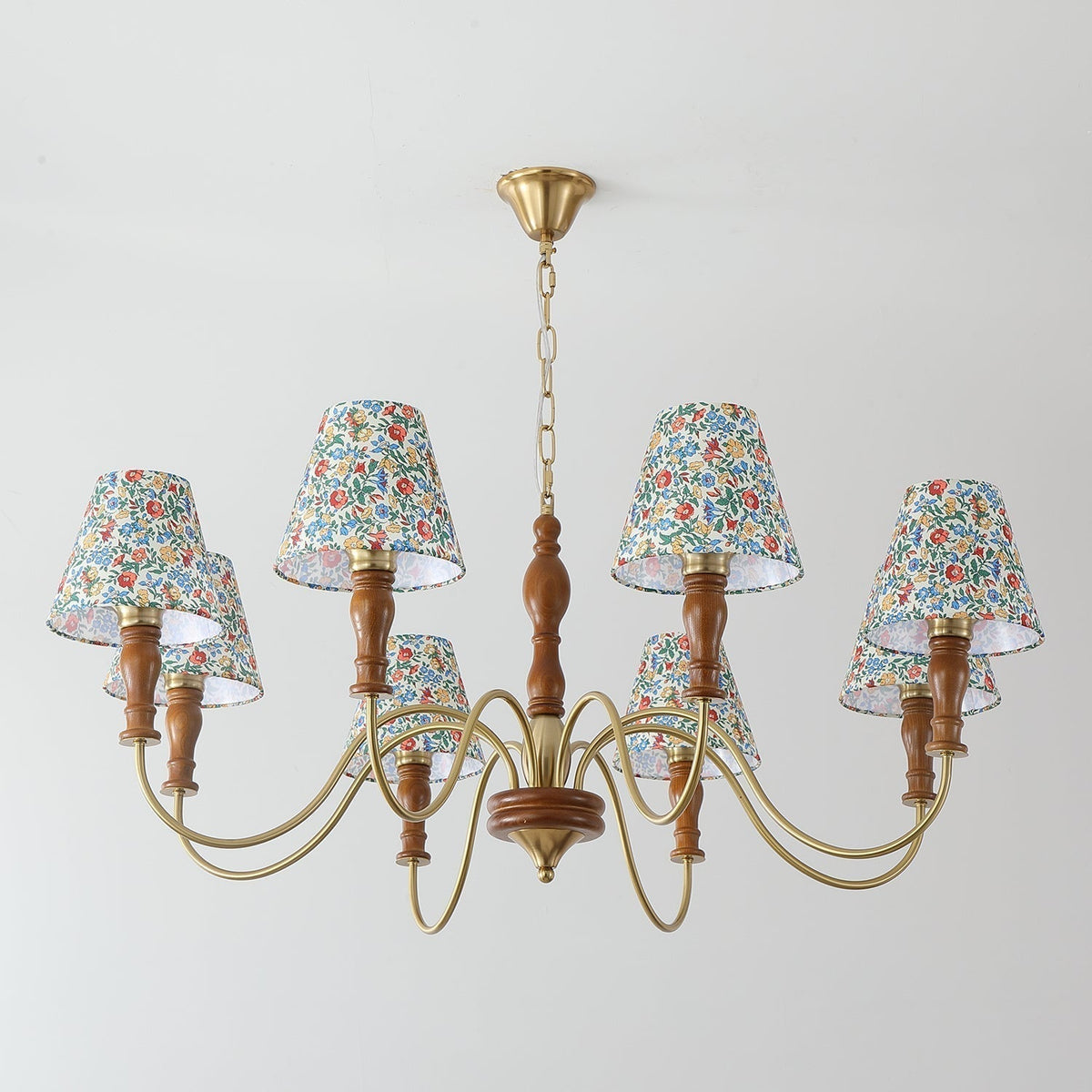 Cassian candelabru din material textil, cu flori