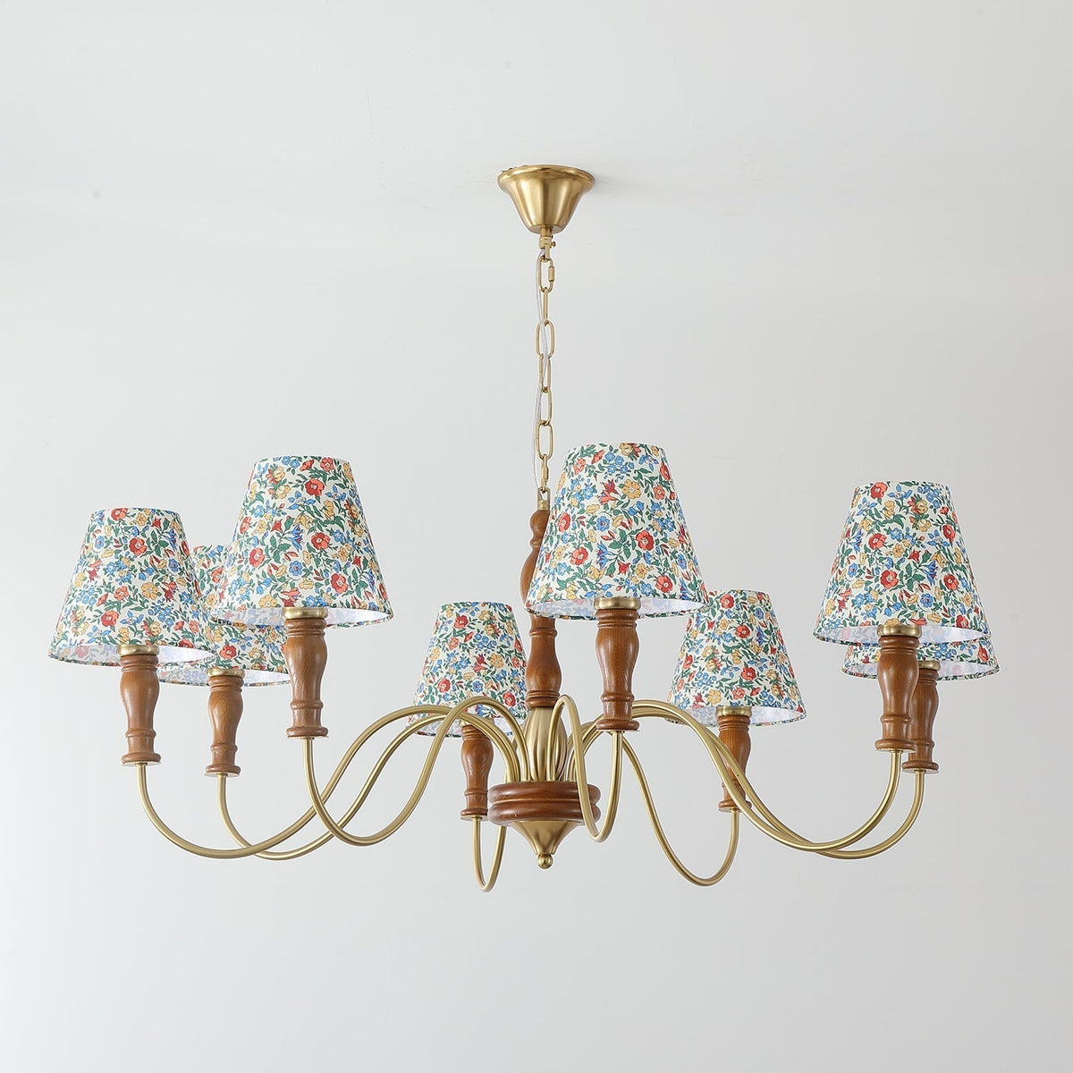 Cassian candelabru din material textil, cu flori