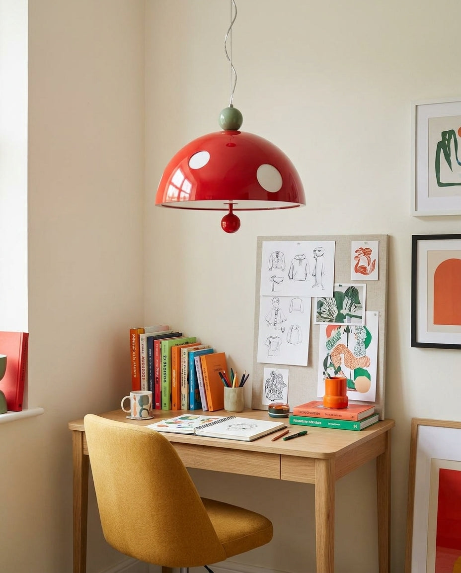 Toadstool lampă suspendată