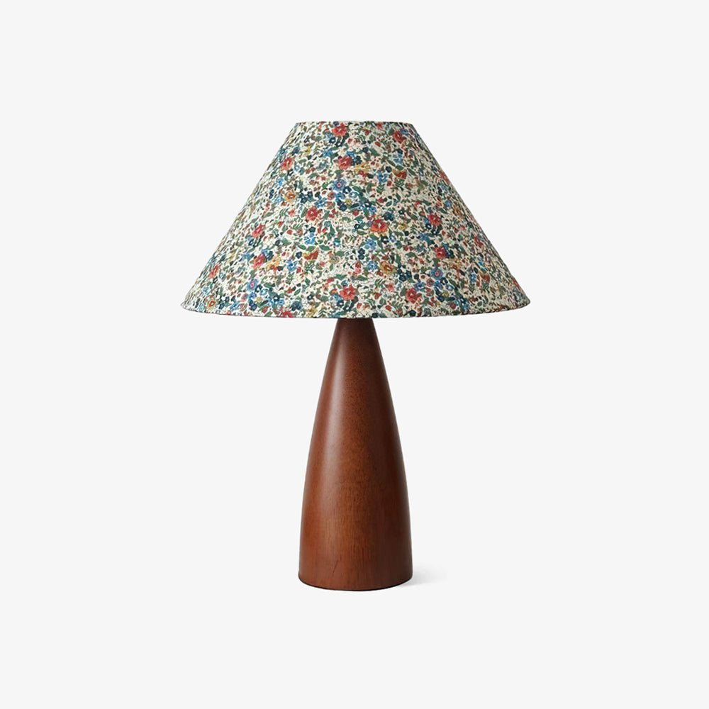 Ber lampă de masă vintage din lemn