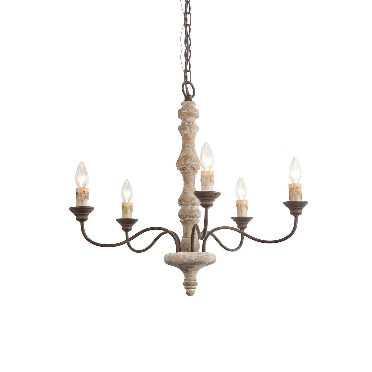 Fljotuvyi Individual Creativity candelabru din lemn din metal