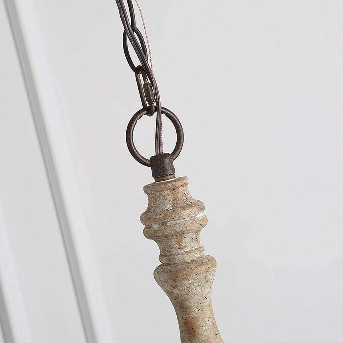 Fljotuvyi Individual Creativity candelabru din lemn din metal