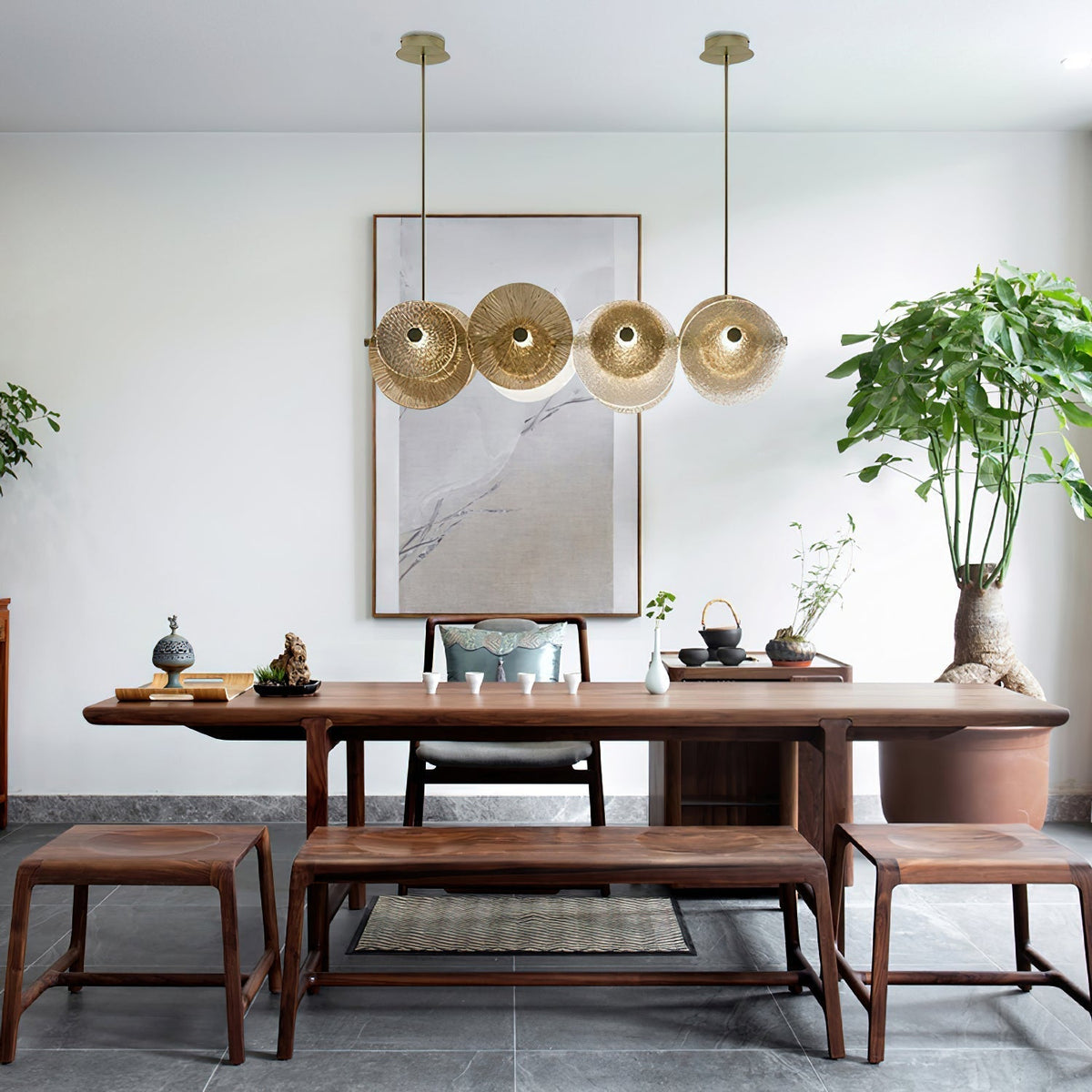 Himinuvyn candelabru din metal și cristal, nordic, modern
