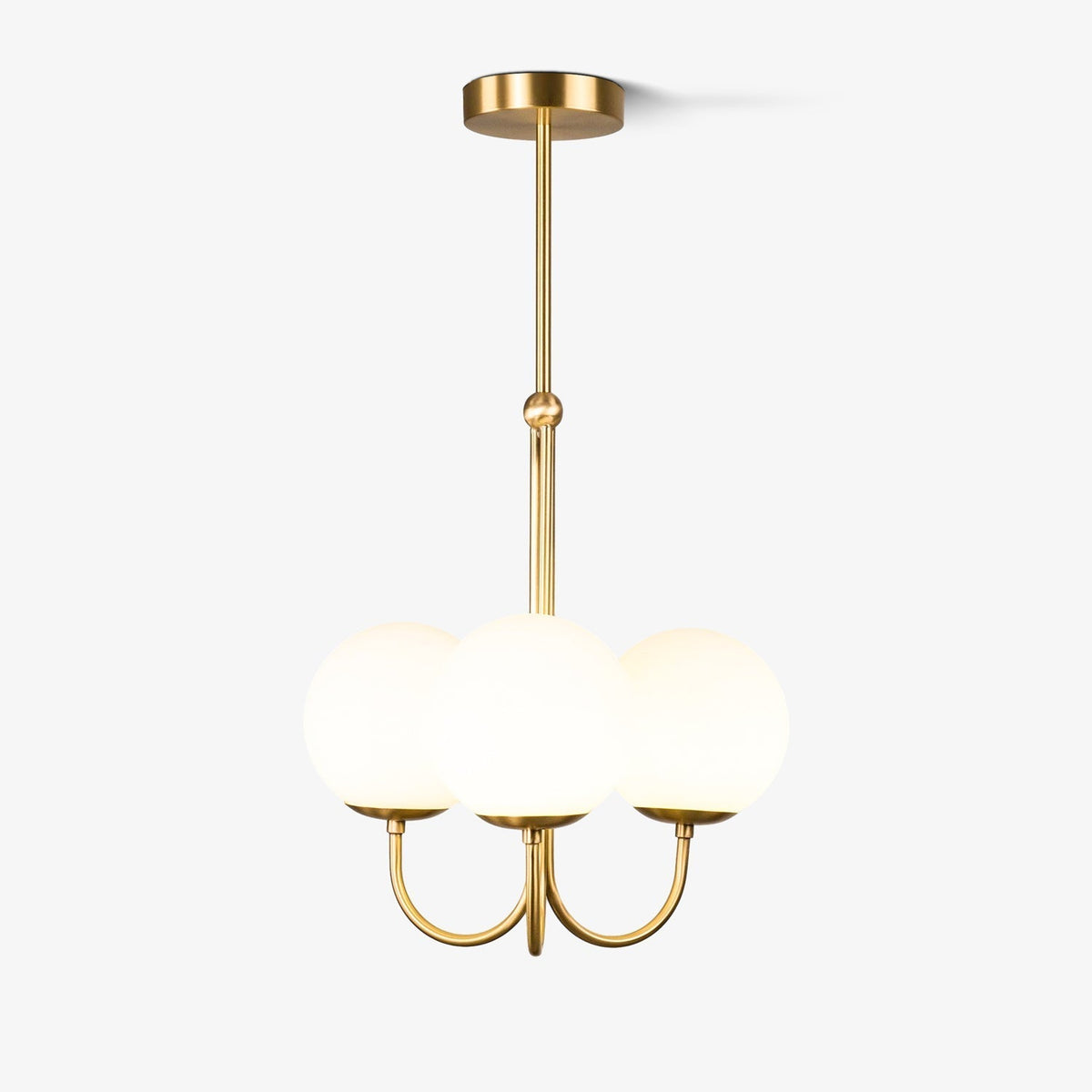 Brin lampă suspendată din metal și sticlă, elegantă