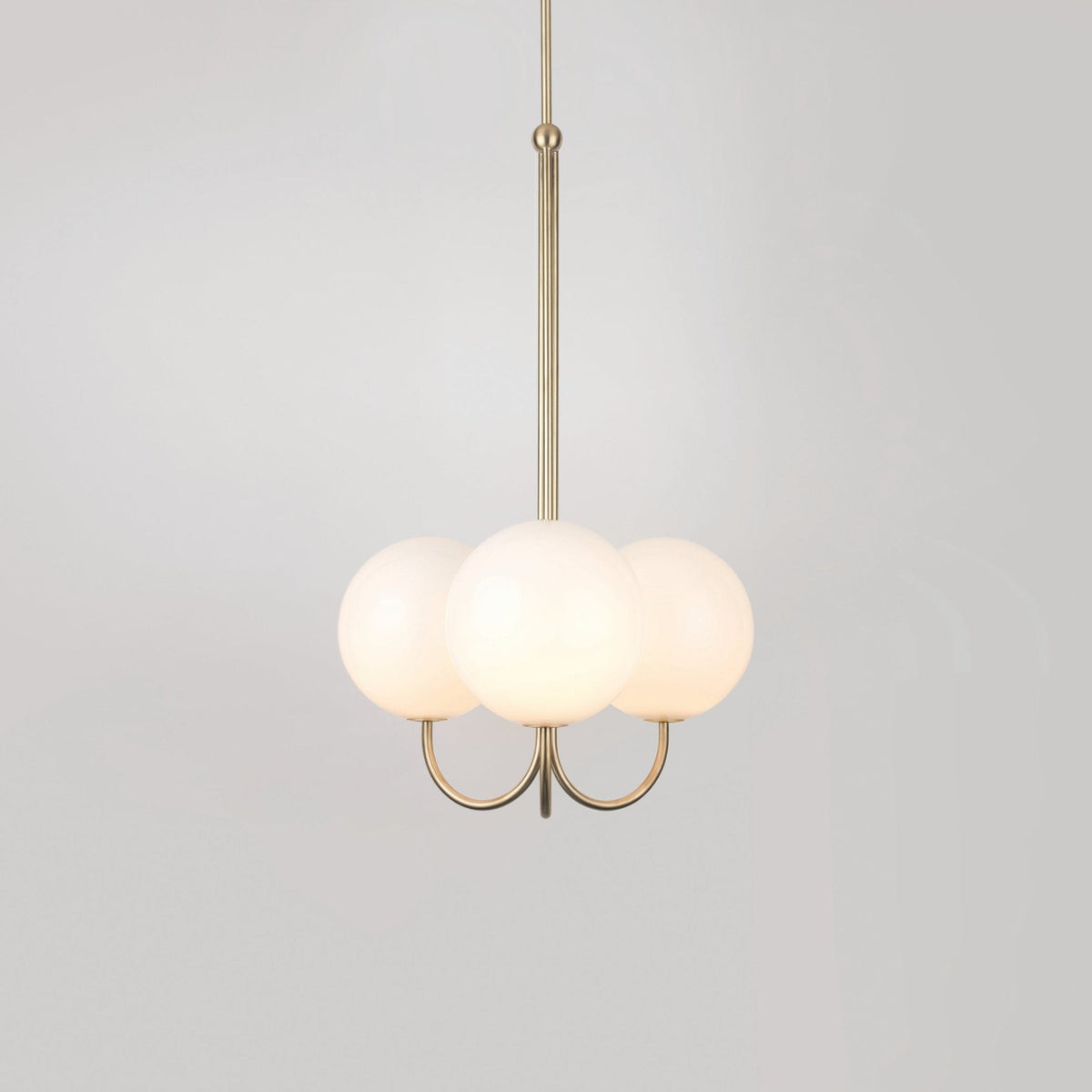 Brin lampă suspendată din metal și sticlă, elegantă