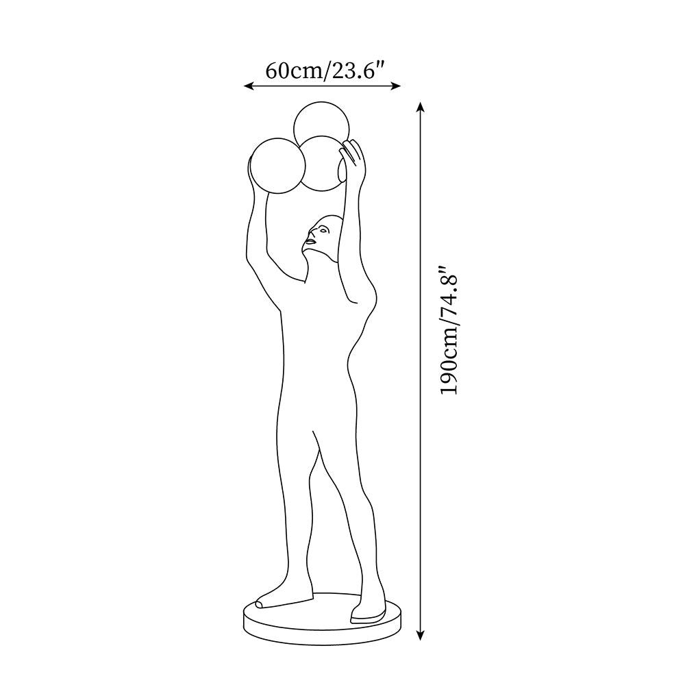 Avenoiella Statue lampadar