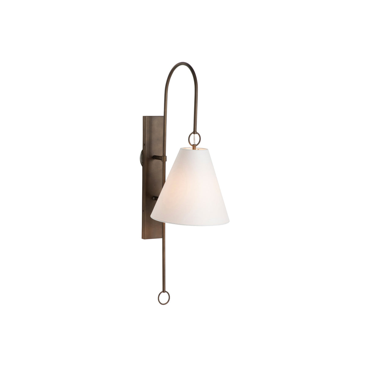 Ildvuvyi aplică de perete din alamă, material textil și metal, modernă, premium