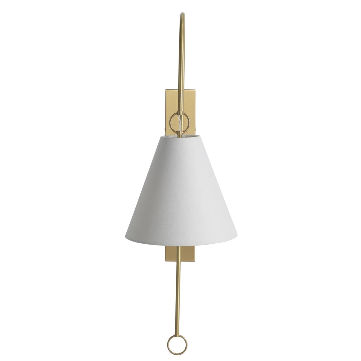 Ildvuvyi aplică de perete din alamă, material textil și metal, modernă, premium