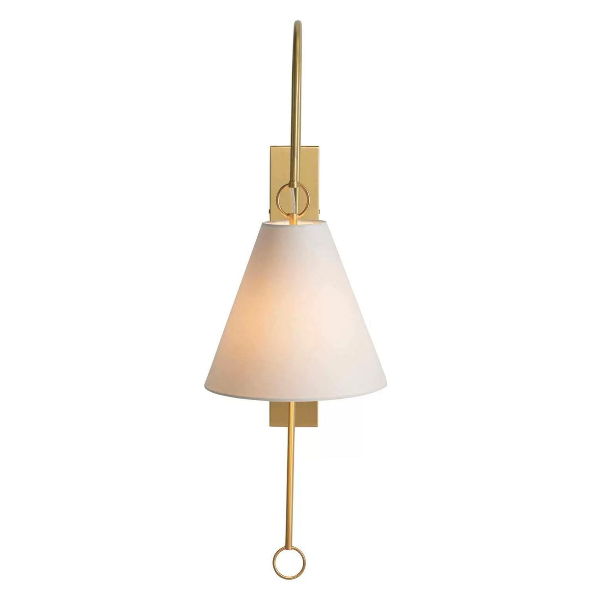 Ildvuvyi aplică de perete din alamă, material textil și metal, modernă, premium