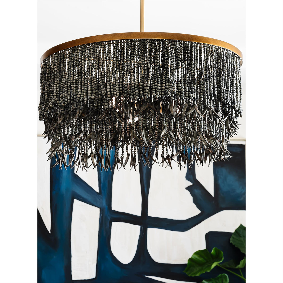 Ljomuvyn candelabru din lemn și metal, postmodern, de lux