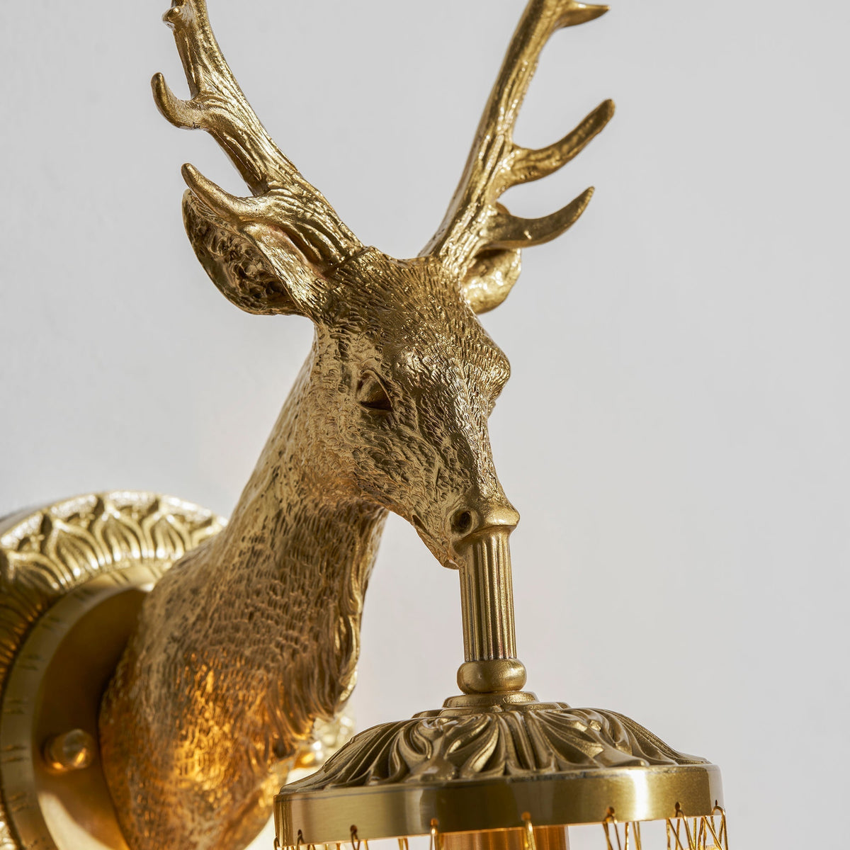 Antler aplică de perete din cristal