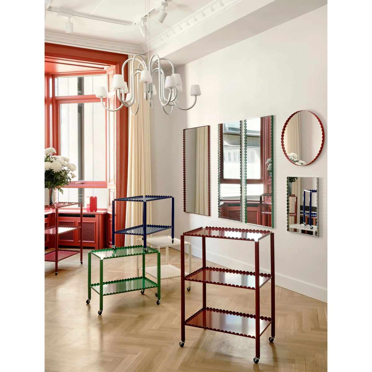 Ostruvyn candelabru din sticlă, modern, premium