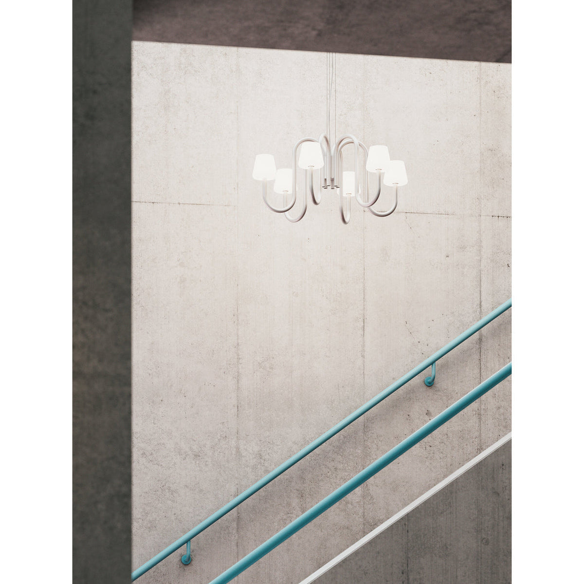 Ostruvyn candelabru din sticlă, modern, premium