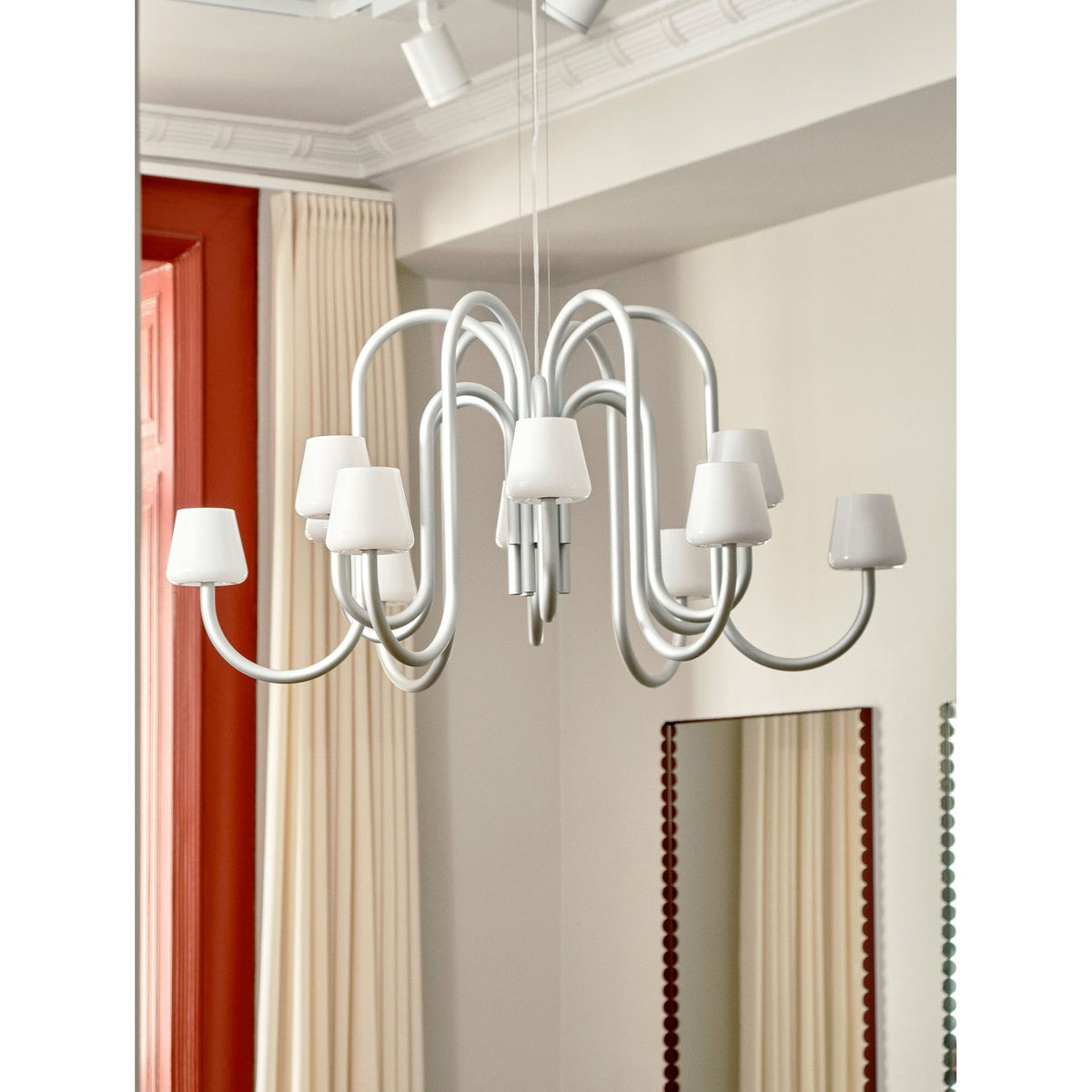 Ostruvyn candelabru din sticlă, modern, premium
