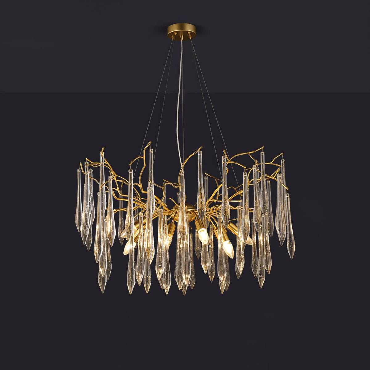 Clove candelabru Ramură cristal Element Artistic