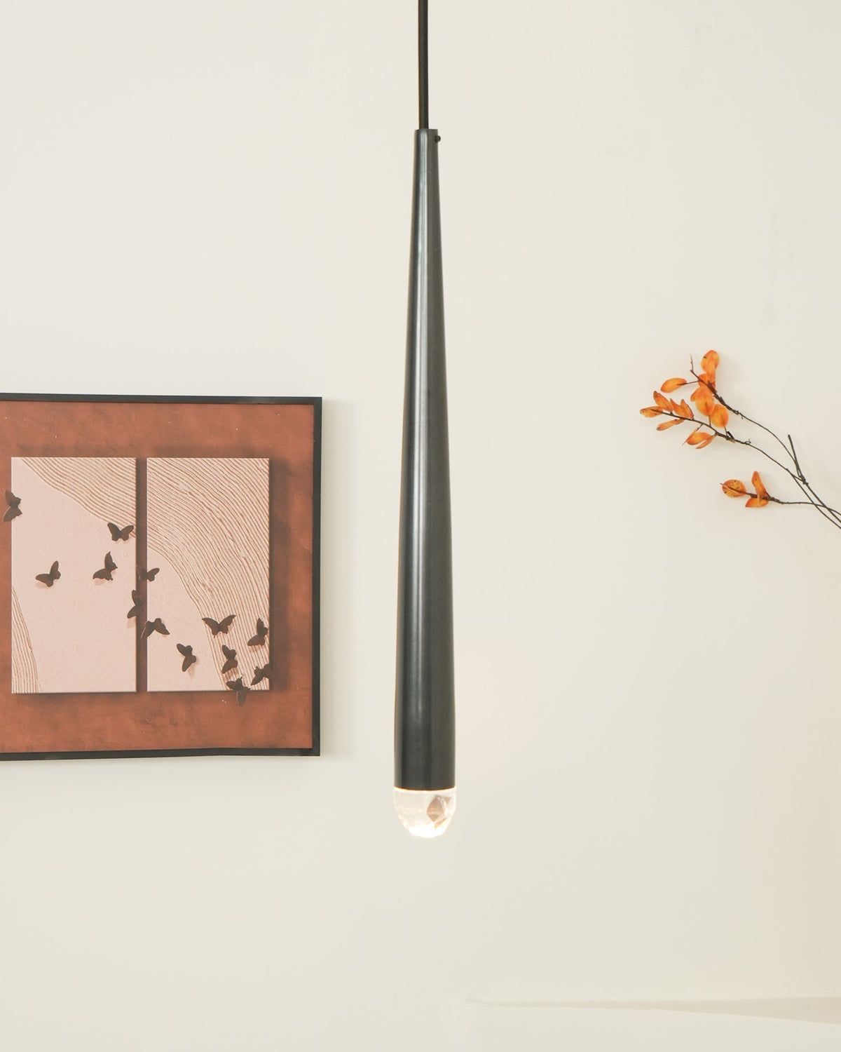 Larry candelabru cristal alamă Lucioasă negru Mat Argintiu Scări