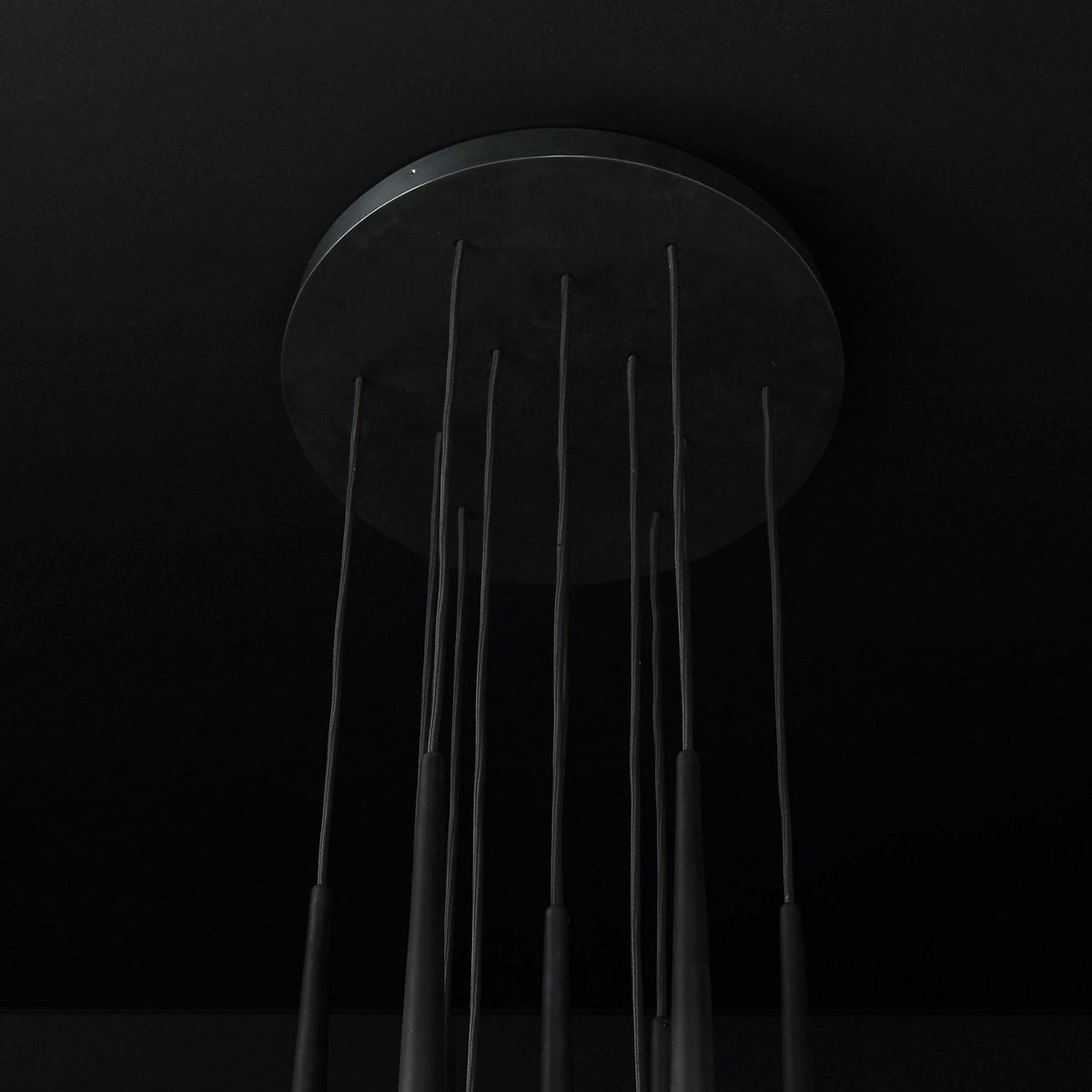 Larry candelabru cristal alamă Lucioasă negru Mat Argintiu Scări
