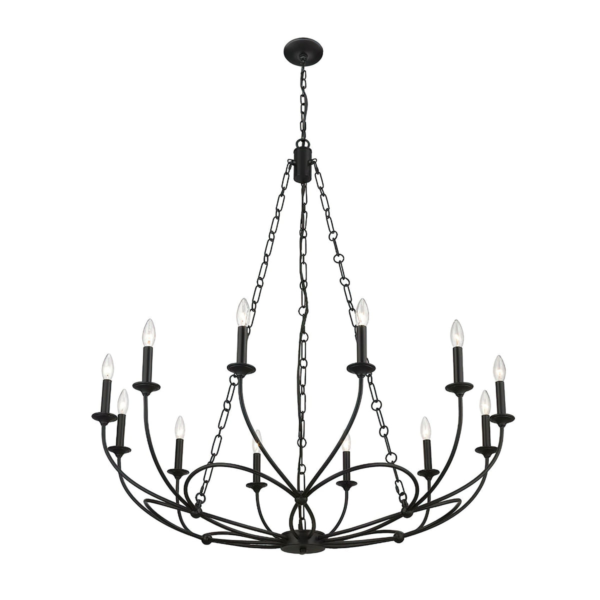 Ostruvyi candelabru din metal, modern, minimalist, industrial