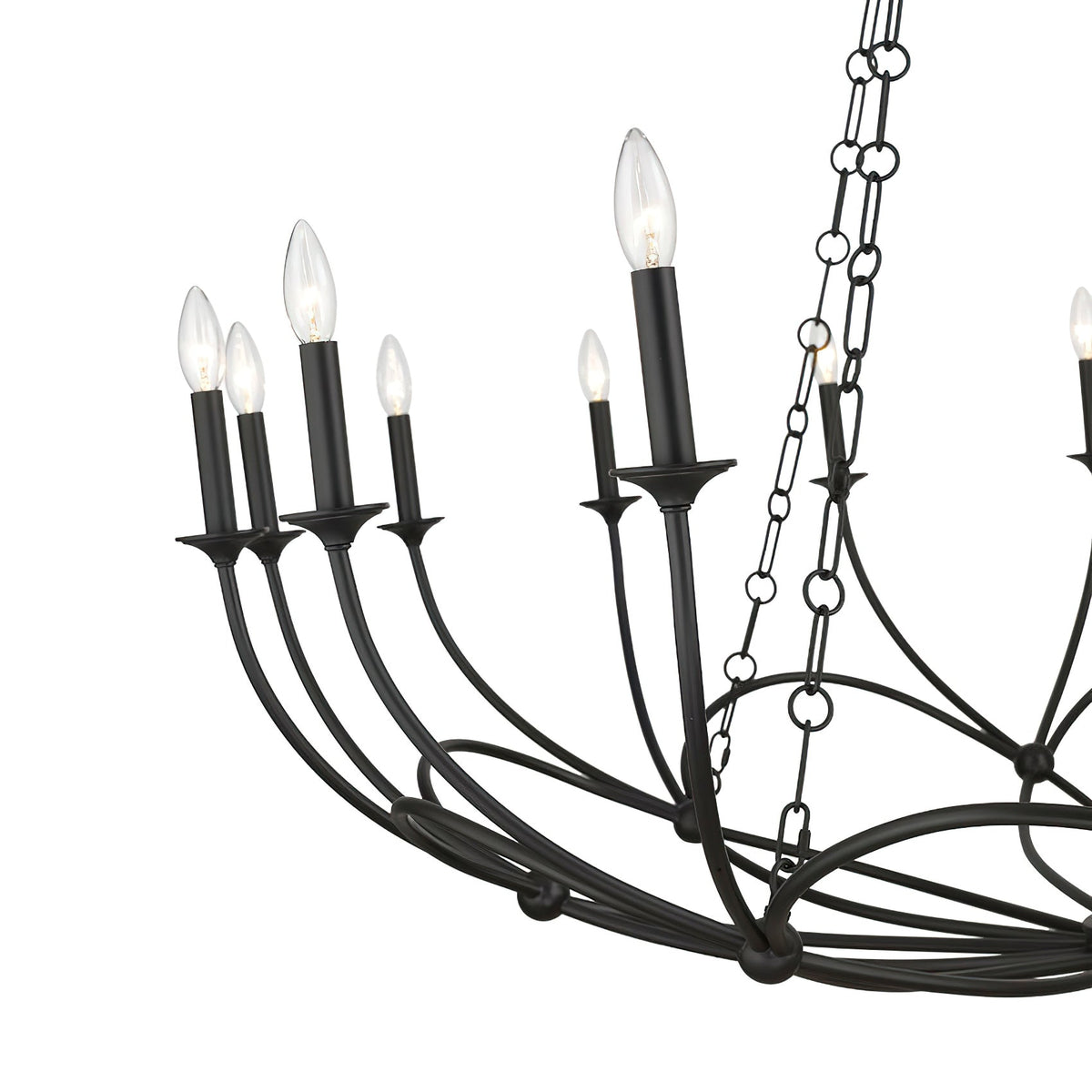 Ostruvyi candelabru din metal, modern, minimalist, industrial