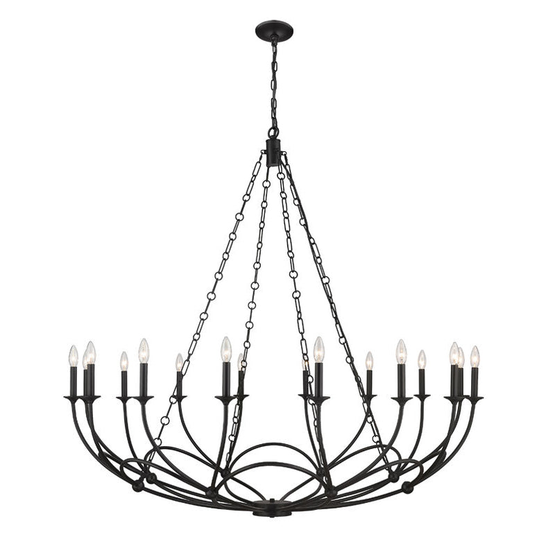 Ostruvyi candelabru din metal, modern, minimalist, industrial