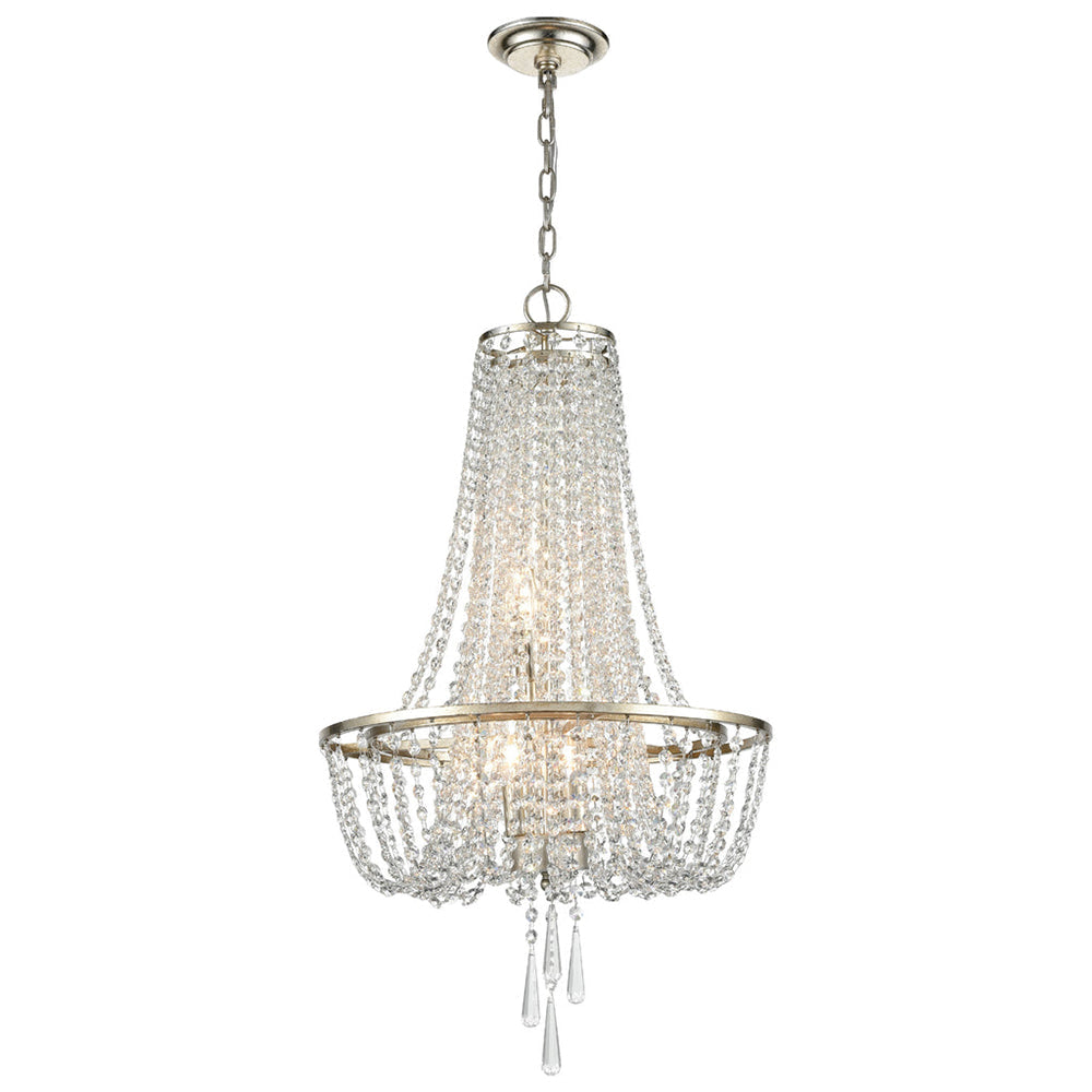 Sifuvys candelabru din metal și cristal, postmodern, de lux