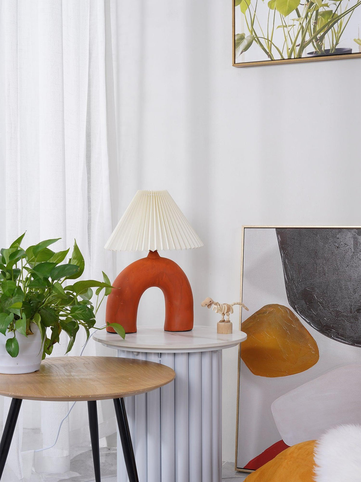 Lumenaya lampă de masă din ceramică, modernă