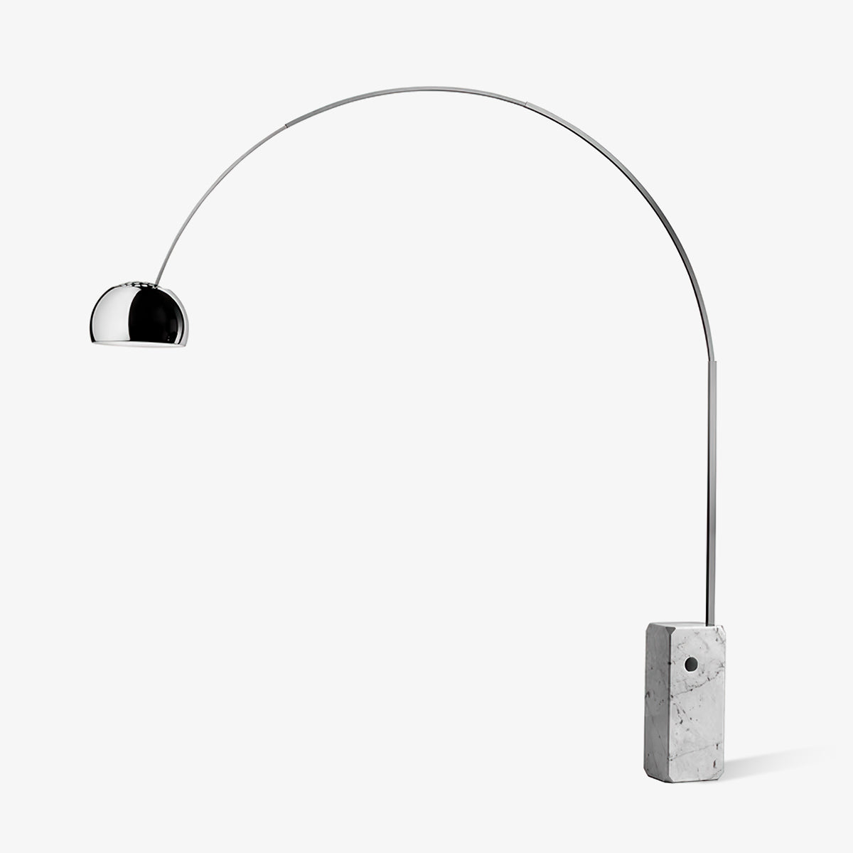 Alevra lampadar din oțel și marmură