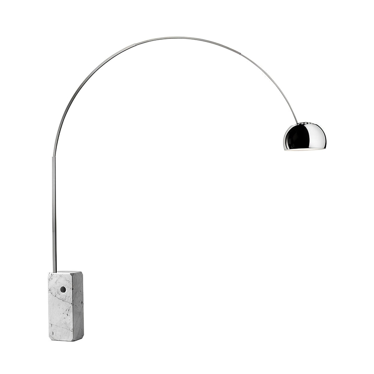 Alevra lampadar din oțel și marmură
