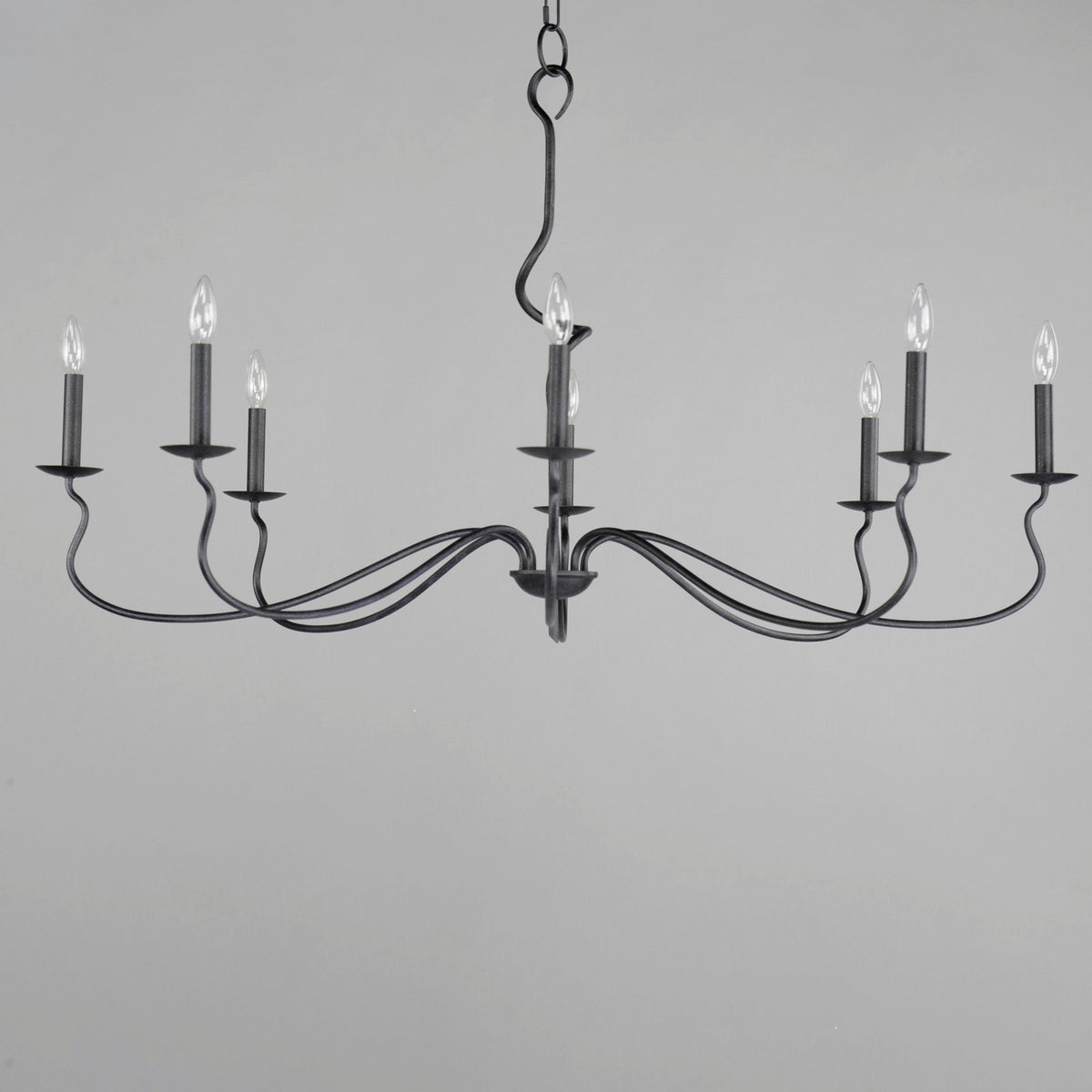 Rauduvyo candelabru din metal, modern, minimalist, industrial