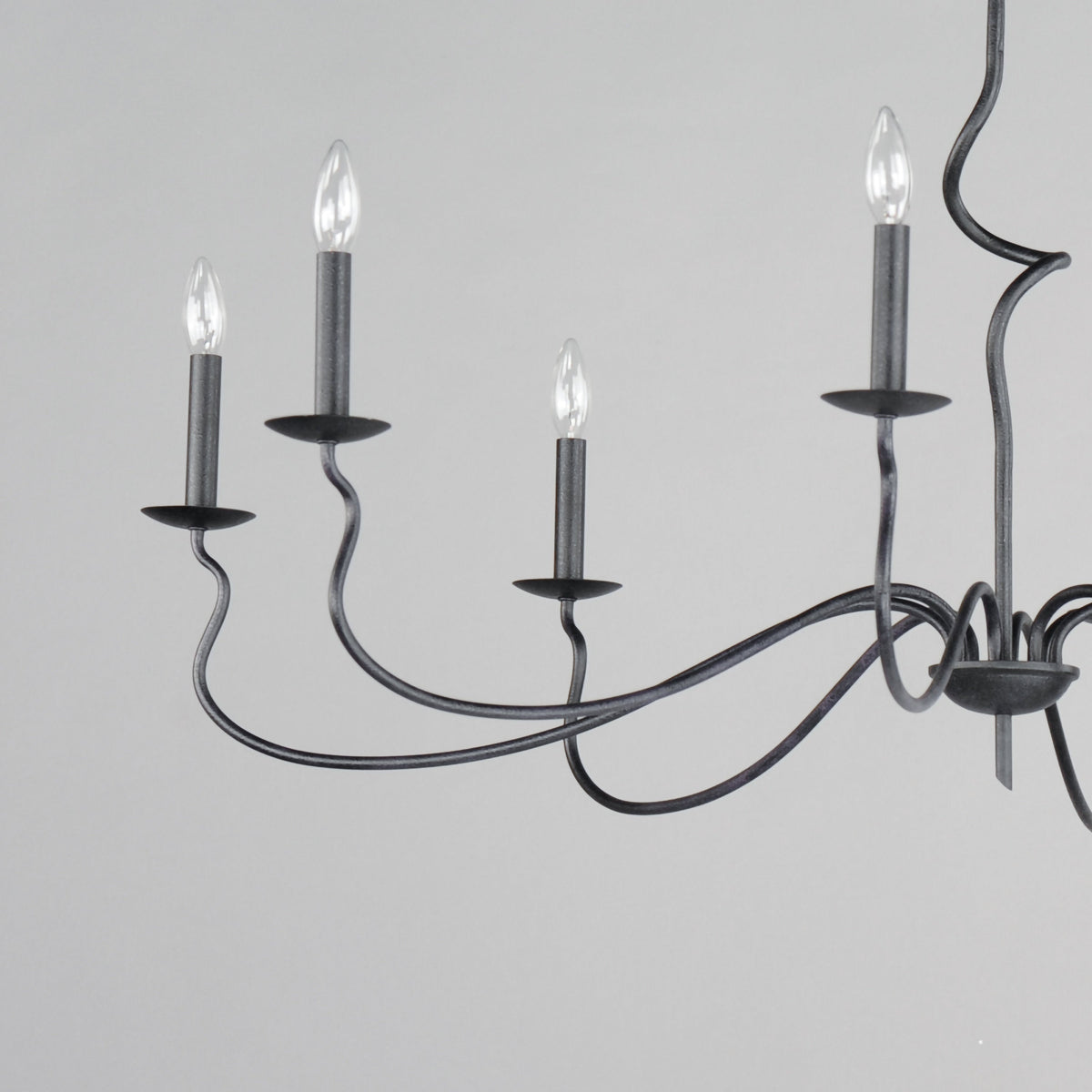 Rauduvyo candelabru din metal, modern, minimalist, industrial