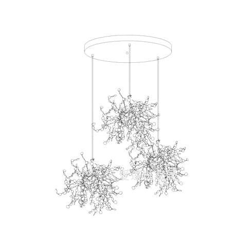 Noruielle lampă suspendată Disc Metallic Noriscul