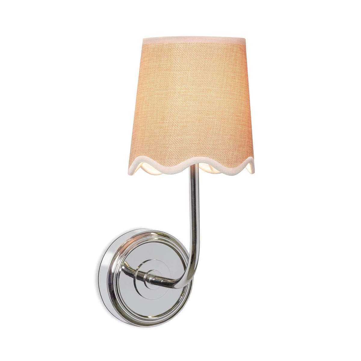 Sifuvyo aplică de perete modernă, minimalistă din metal cu abajur textil