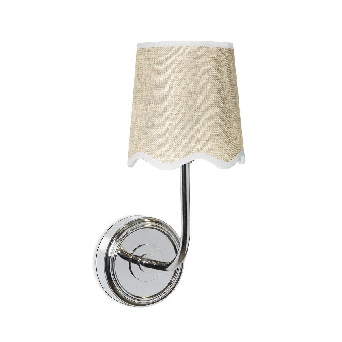 Sifuvyo aplică de perete modernă, minimalistă din metal cu abajur textil
