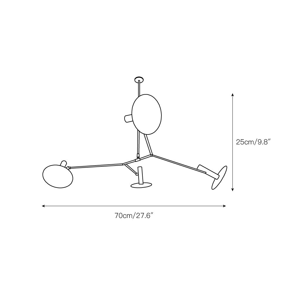 Tinduvyo candelabru modern, minimalist din sticlă din metal