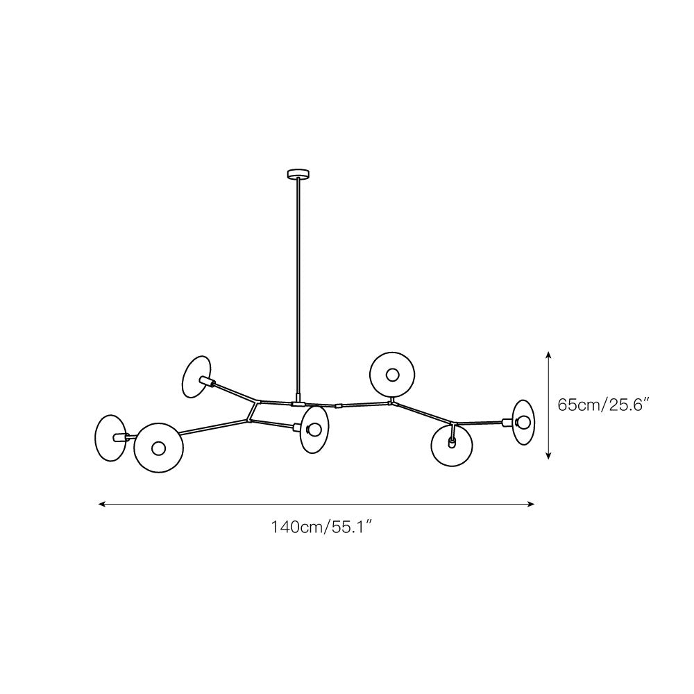 Tinduvyo candelabru modern, minimalist din sticlă din metal