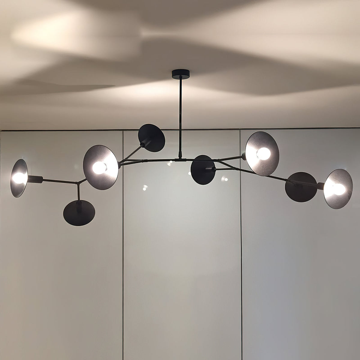 Tinduvyo candelabru modern, minimalist din sticlă din metal