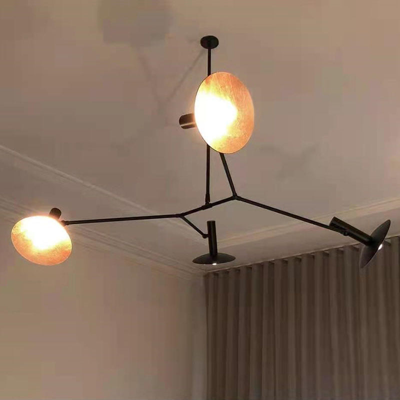 Tinduvyo candelabru modern, minimalist din sticlă din metal