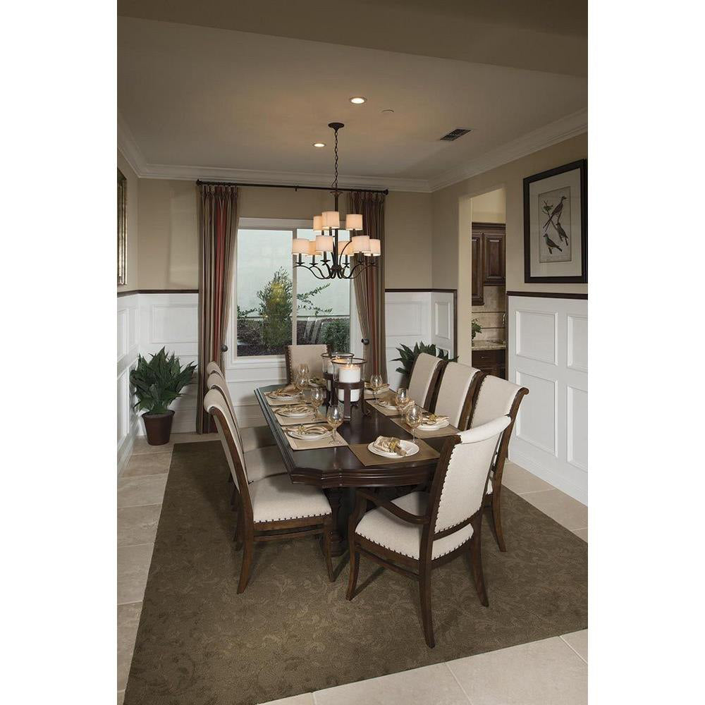 Vatnuvys candelabru din alamă, material textil și metal, tradițional, premium