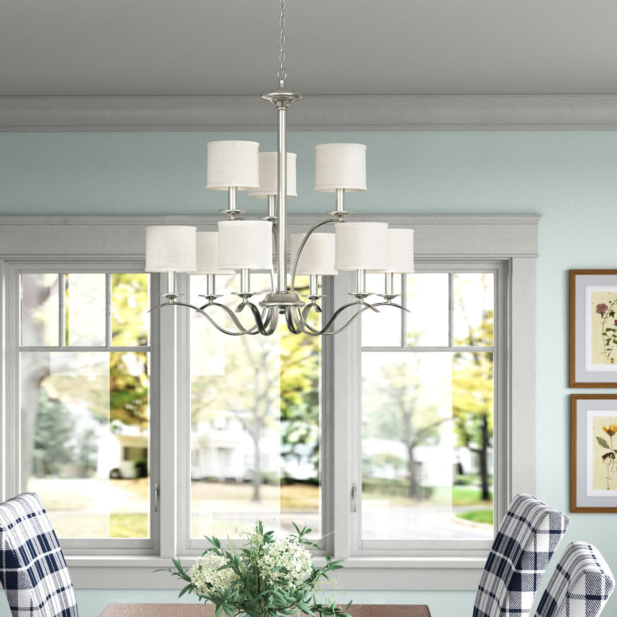 Vatnuvys candelabru din alamă, material textil și metal, tradițional, premium